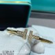 CNC pair version hand set diamond hollow tube (no hole under the hollow tube) highest version   tiffany tiffany double t hand set diamond bracelet       Electroplated double thick gold! Made of silver, rose gold, yellow 