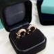 B806   Tiffany tiff T1 series 22 years of the latest models Single T half diamond earrings Exclusive high-end custom Goddess of the same models Designed to highlight the exquisite elegance, low-key bloom confidence Very 