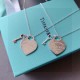 Tiffany Tiffany Love Plaque Key Necklace Heart Pendant Gift The best gift Big brand with the same model  Unique simple design Minimalist style Non-allergic and non-fading    Goddess go up  Original double-tailed plaque  