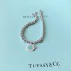 Tiffany Tiffany Second Generation New Love Heart Round Card Beads Bracelet Selected German imported s925 sterling silver material plating thick gold No fading and no allergy