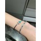 [Tiffany Blue Double T Bracelet with Diamonds] Premium Finished Version T Square Platinum Braceletby TiffanySet with High Carbon DiamondsThe T Square bracelet has a more striking and bold silhouette, with two different s