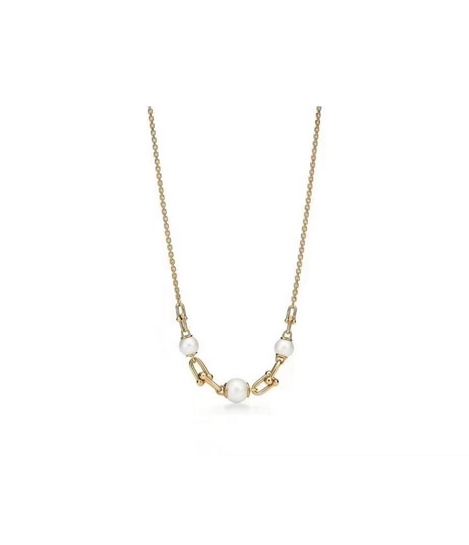 特 Tiffany Tiffany Joint Necklace Various big netroots bloggers TiffanyHardWear hot open U joint chain ring series Wrap series It seems simple, but it needs nine hundred and eighty-one crafts in order to present the chain