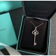 Tiffany Tiffany Key Necklace   Key Sweater Chain  S925 Sterling Silver with 18k gold plating. Original logo Chain length 50-55cm  [925