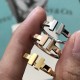 [Precision crafted version] Tiffany opening ring Happiness is not in the eyes of others, so very good. As long as you work hard what you want the years will give you   -   electroplated 18k gold process Counter version O