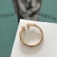 [Precision crafted version] Tiffany opening ring Happiness is not in the eyes of others, so very good. As long as you work hard what you want the years will give you   -   electroplated 18k gold process Counter version O