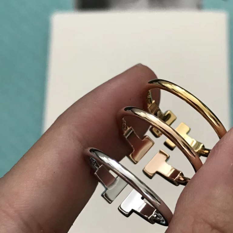 [Precision crafted version] Tiffany opening ring Happiness is not in the eyes of others, so very good. As long as you work hard what you want the years will give you   -   electroplated 18k gold process Counter version O