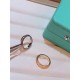 Tiff Tiffany Modern Collection   Double T Polished Couple's Ring Made of imported s925 sterling silver with thick gold plating and the strongest polishing technology Counter synchronized new Not picky fingers Simple and 