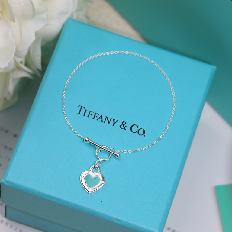 Tiffany bracelet new Tiffany big brand quality love heart love  bracelet l high end original 925 sterling silver plated with 18K gold original 11 build Tiffany and Co.style Many pursuing jewelry brand . Classic hot model