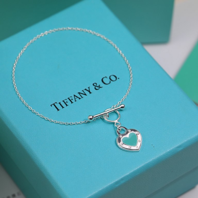 Tiffany bracelet new Tiffany big brand quality love heart love  bracelet l high end original 925 sterling silver plated with 18K gold original 11 build Tiffany and Co.style Many pursuing jewelry brand . Classic hot model