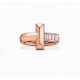 Tiffany tiff T1 Series Newest Single T Row Diamond Ring Exclusive High-end Customization Yang Mi Goddess Same Model The design highlights the exquisite elegance, low-key bloom confidence Very delicate and eye-catching. O