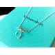 Authentic open version tiffany bow   necklace counter synchronization explosive models   bow     tiffany official website explosive models    imported from Germany 925 sterling silver vacuum plating Pt950 platinum compar