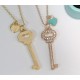 t home new key love heart    necklace with diamonds  Exquisite and delicate, do not need to say more, look at the picture you can see every detail and style!The effect on the body is absolutely beautiful, come to pick