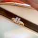 On behalf of the purchase level Tiff Tiffany new listing Two T series white shell asymmetric opening double t diamond ring Selected original consistent imported s925 sterling silver material plating 18k gold rose gold ya