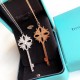 Tiffany Tiffany's most classic snowflake key Replica Grade Large Sweater Chain Long Chain The highest version on the market Highly customized Selected high carbon diamonds Plating platinum thick gold No fading, no allerg