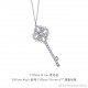 Tiffany Tiffany's most classic snowflake key Replica Grade Large Sweater Chain Long Chain The highest version on the market Highly customized Selected high carbon diamonds Plating platinum thick gold No fading, no allerg