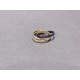 Tinity Triple Ring (56789 US)The three rings are made of yellow gold, white gold and black ceramic, and all the meanings you want to express are infinitely rich and extend infinitely, and the symbolism is so great!Super 