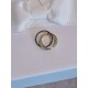 Tinity Triple Ring (56789 US)The three rings are made of yellow gold, white gold and black ceramic, and all the meanings you want to express are infinitely rich and extend infinitely, and the symbolism is so great!Super 