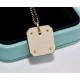 t family new small square   necklace is here!Add a little more fashion elements, do not be too beautiful Oh, like cool you quickly come to pick  Three colors