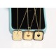 t family new small square   necklace is here!Add a little more fashion elements, do not be too beautiful Oh, like cool you quickly come to pick  Three colors