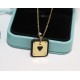 t family new small square   necklace is here!Add a little more fashion elements, do not be too beautiful Oh, like cool you quickly come to pick  Three colors