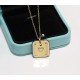 t family new small square   necklace is here!Add a little more fashion elements, do not be too beautiful Oh, like cool you quickly come to pick  Three colors