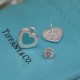 Tiffany new Tiffany big brand quality love heart large love  earrings l high end original 925 sterling silver plated 18K gold original 11 build Tiffany and Co.style Many pursue jewelry brand . Classic hot models Double-s