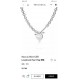 Tiffany - Chubby's Arrow Pin Clasp Necklace This sterling silver necklace is designed with an arrow-shaped pin closure and is perfect for pairing with the iconic heart charm. Wear it alone or layer it with different leng