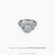 Mao Xiaotong same style diamond ring super hot    Tiff Co cross main diamond diamond ring fire high-end 11 custom out of the mold cross ring   the original word mark S925 sterling silver platinum plating inlaid with impo