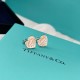 Tiffany Tiffany 22 Years New Classic Heart Stud Earrings Exclusive one-to-one customization Symbolizing the civilization of classic elements Original ag925 sterling silver Guaranteed highest version on the market Counter