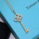 Tiffany Tiffany Key Necklace   Key Sweater Chain  S925 Sterling Silver with 18k gold plating. Original logo Chain length 50-55cm  [925