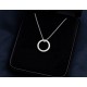 Tiffany 1837 Size Circle NecklaceThe Tiffany 1837 collection, engraved with the year of Tiffany's founding, is beautifully interpreted with smooth curves and contours. Simple and classic, this pendant is beyond glamorous