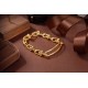 Tiffany Tiffany Joint Bracelet The big red bloggers TiffanyHardWear hot open U joint chain ring series Wrap series It seems simple, but actually need nine hundred and ninety-one crafts to chain ring from big to small in 