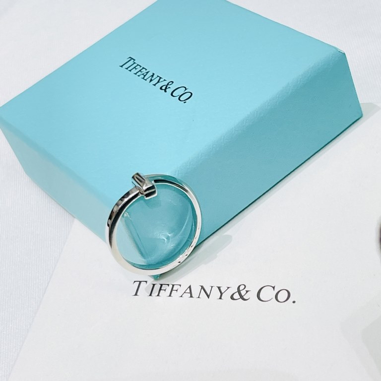 Tiffany tiff T1 Series Newest Single T Polished Ring Exclusive High-end Customization Yang Mi Goddess Same Model The design highlights the exquisite elegance, low-key bloom confidence Very delicate and eye-catching. Orig