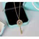 t family new key   necklaceSmall and delicate Sparkling Each little diamond   is especially delicate  Three colors Qi