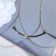 T home medium version smile necklace   light gold version k yellowThe whole piece, including the tail hanging small T are CNC lathe carved molding, the main piece of the overall super three-dimensional lines straight and