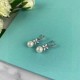 Fine craftsmanship Tiffany natural pearl horse eye earrings Elegant collection! 8mm Japanese akoya sea water pearl, round, flawless, aurora borealis! In stock. Premium version Great gift for Chinese New Year. Natural pea