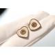 t family   diamond earringsClassic white mother-of-pearl logo stylingMore than a little bit beautiful  3 colors complete