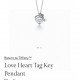 Thursday  TIFF Tiffany Open Your Heart Heart Plaque Key Love Necklace Inspired by the 1969 Please Return To Love collection, the unique unlocking design is extremely meaningful, simple and pure, and it is the perfect way