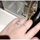 Tiffany tiff T1 Series Newest Ring Exclusive High-end Customization Yang Mi Goddess Same Model The design highlights the exquisite elegance, low-key bloom confidence Very delicate and eye-catching. Original material 925 