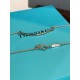 tiff Tiffany's smiley double t small glossy necklace Original craft Original 925 sterling silver crafted Replica watches the highest cost-effective Elegant and sensible Simple and generous This is really a handful of mus