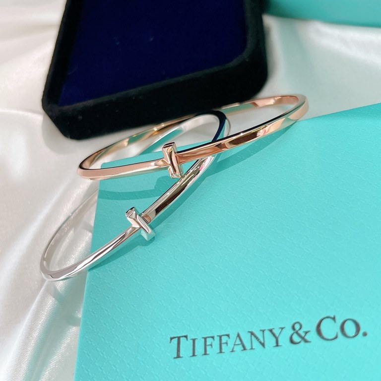 Tiff 2021 T1 Series Polished Bracelet Exclusive Premiere High-end customized Goddess same model Designed to highlight the exquisite elegance, low-key bloom confidence Very delicate and eye-catching. Original material 925