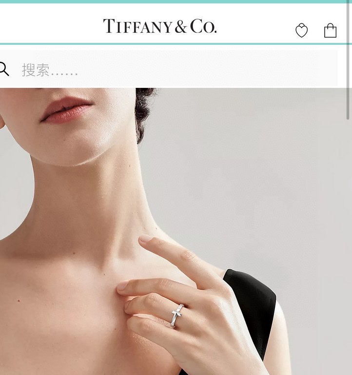 Tiffany tiff T1 Series Newest Single T Polished Ring Exclusive High-end Customization Yang Mi Goddess Same Model The design highlights the exquisite elegance, low-key bloom confidence Very delicate and eye-catching. Orig