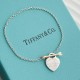 In StockC333  Tiffany Tiffany 3.14 Valentine's Day Limited Edition New Arrow Through the Heart   Heart Sign Bracelet Exclusive one-to-one customization Symbolizes the civilization of classic elements Original ag925 sterl