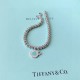 Tiffany Tiffany Second Generation New Love Heart Round Card Beads Bracelet Selected German imported s925 sterling silver material plating thick gold No fading and no allergy