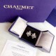 Graff Graff Ribbon Oval Diamond Stud Earrings Bow design Classic versatile Super sweet a single piece Using imported 925 sterling silver pin with sub-gold material Crafted one-to-one customized Original logo