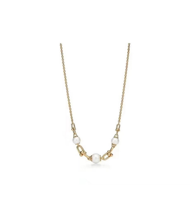 Tiffany Tiffany Joint Necklace TiffanyHardWear bloggers TiffanyHardWear is hot to open the U joints chain ring series Wrap series It seems simple, but in fact, it needs nine hundred and ninety-one crafts in order to chai