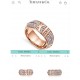 AA027   Exclusive Premiere Haute Couture The Tiffany Atlas Opened Tiffany Roman Letters Superb Heavy Cross Full Diamonds Ring Atmospheric simplicity of design highlights the exquisite elegance, low-key bloom confidence V