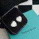 Tiffany Tiffany New Classic Heart love earrings Exclusive one-to-one customization Symbolizes the civilization of classic elements Original ag925 sterling silver Guaranteed highest version on the market Counterfeit earri