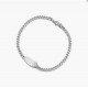 Tiffany Tiffany 23C new logo sign bracelet classic hundred match counter new hundred match single product genuine synchronization S925 sterling silver material plating imitation gold actual shot exquisite craft popular T