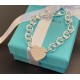 Foreign trade hot Tiffany single peach heart  925 silver heart charm bracelet series inspired by a design in 1969, the classic logo perfectly interprets Tiffany's extraordinary, bracelet style is elegant and extraordinar